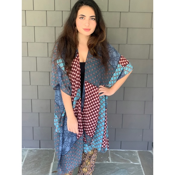 🆕Free People || Multi-Printed Kimono - Picture 15 of 16